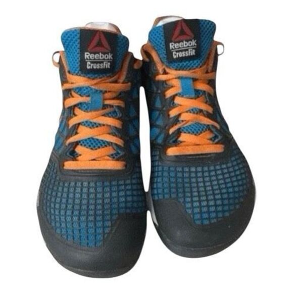 Reebok Nano 4.0 Men Sneakers Size 6.5 Blue Orange CrossFit Trainers Athletic main image 8